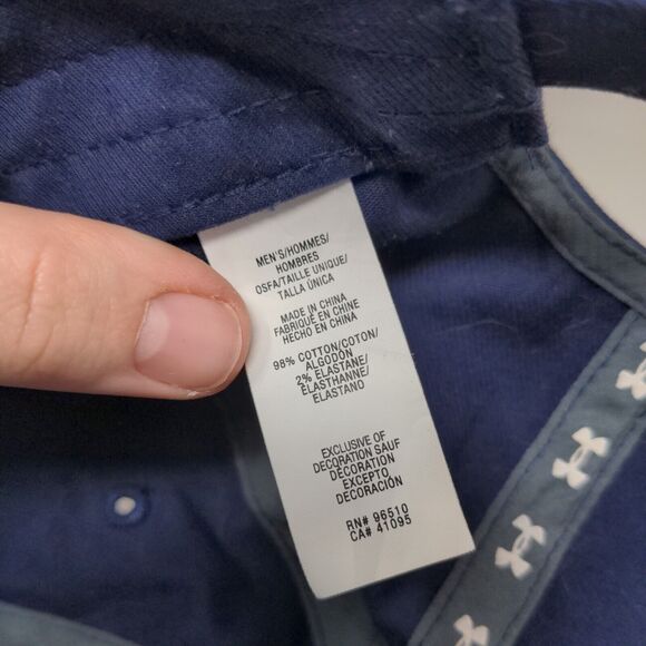 Under Armour Men's Slideback Hat Blue Size OSFA Embroidered Pirates Football - Picture 7 of 7